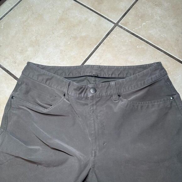 Lululemon ABC Obsidian Gray Slim Fit Chino Pants Mens 34x31 READ - Picture 2 of 12